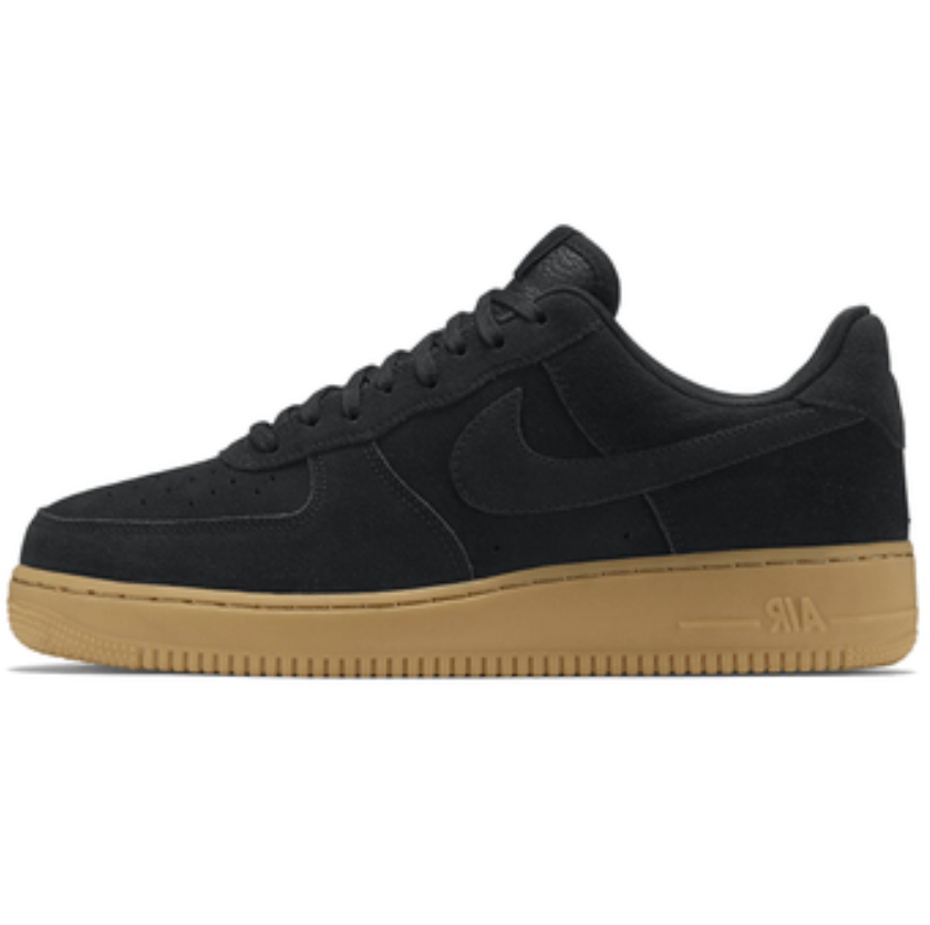 Misterioso Comerciante Sensación NIKE AIR FORCE LOW NEGRAS SUELA MARRON – Pillazapas