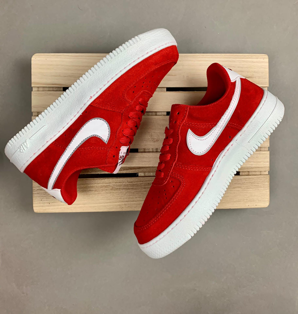 Nike force rojo/blanco – Pillazapas