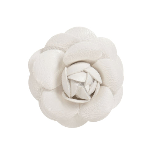 chanel flower hair clip