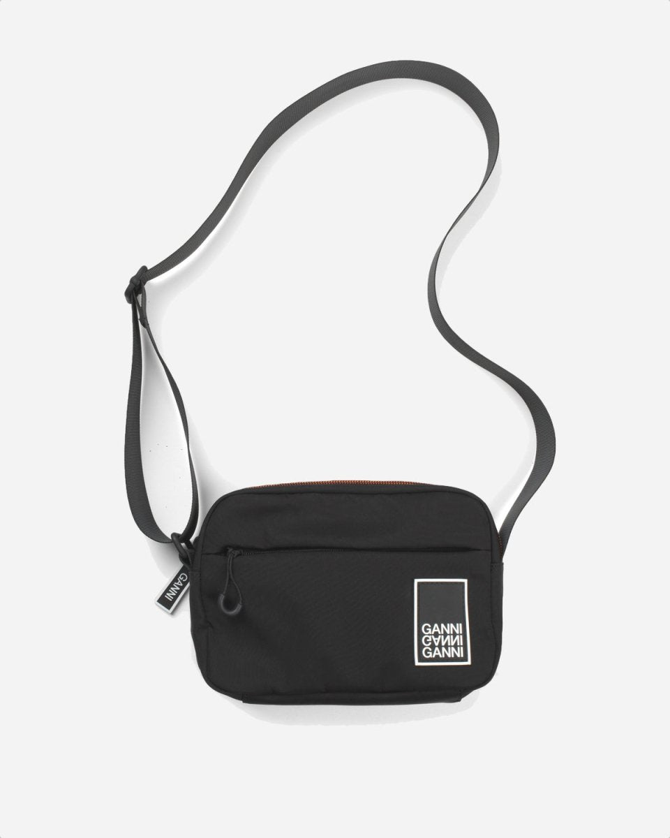 Svarende til lov Støjende Tech Fabric Bag- Black fra Ganni | Munk Store