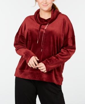 Calvin Klein Performance Womens Plus Velour Cowl Sweatshirt PLUS SIZE –  ICandy Bella Ink