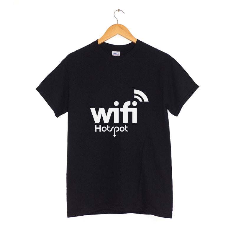 Generelt sagt fossil kollidere Wifi Hotspot T-Shirt – ChilledWorld