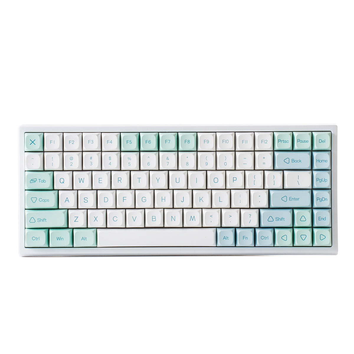 yunzii kc84 84 keys hot swappable wired mechanical keyboard