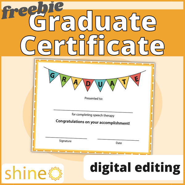 graduate-certificate-shine-speech-activities