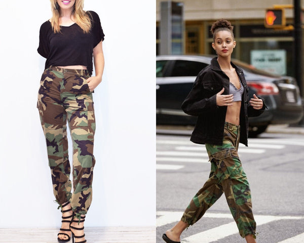 military camo cargo pants