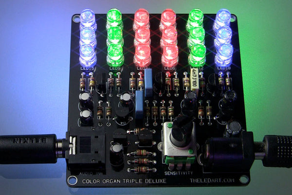 Color Organ Triple Deluxe Ii Kit The Led Artist 5450