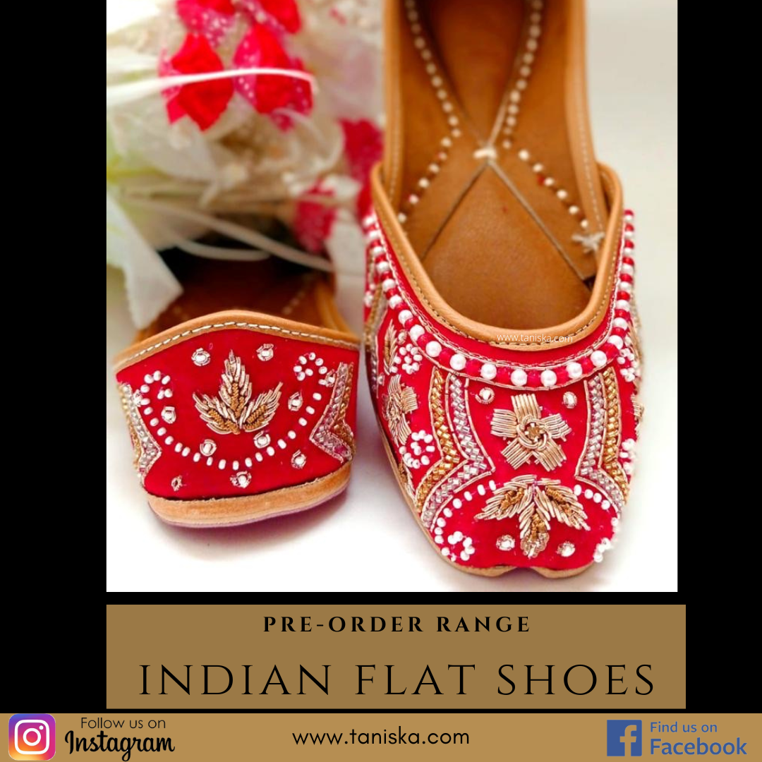 Punjabi Jutti (Indian Flat Sandles, Khusa) - on Pre-Order Only