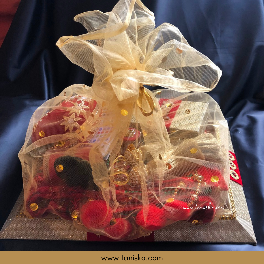 Novelty Bridal Gift Hamper Gift Set - Perfect Gift for: Roka, Kurmai, Shagun, Shaadi, Walima