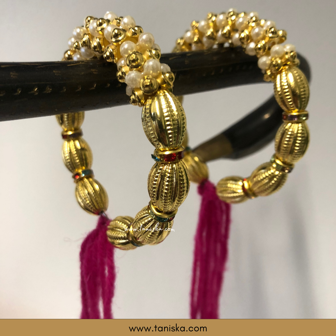 Mayian Ganey for Bride/Groom/Guests- Golden/Hot Pink