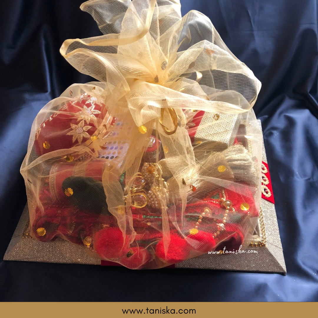 Novelty Bridal Gift Hamper Gift Set - Perfect Gift for: Roka, Kurmai, Shagun, Shaadi, Walima