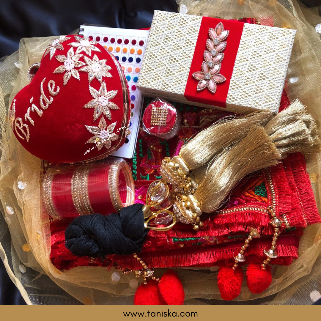 Novelty Bridal Gift Hamper Gift Set - Perfect Gift for: Roka, Kurmai, Shagun, Shaadi, Walima