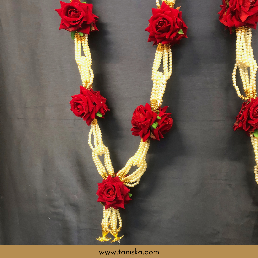 Royal Red Bride-Groom Mala