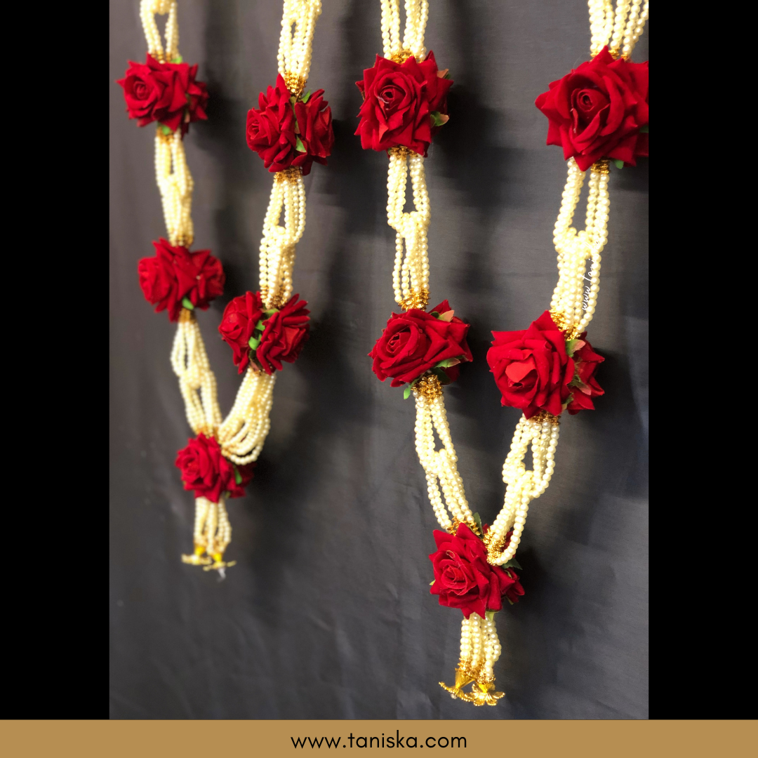 Royal Red Bride-Groom Mala