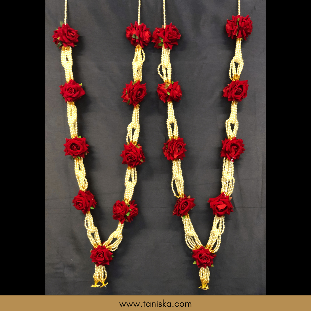 Royal Red Bride-Groom Mala