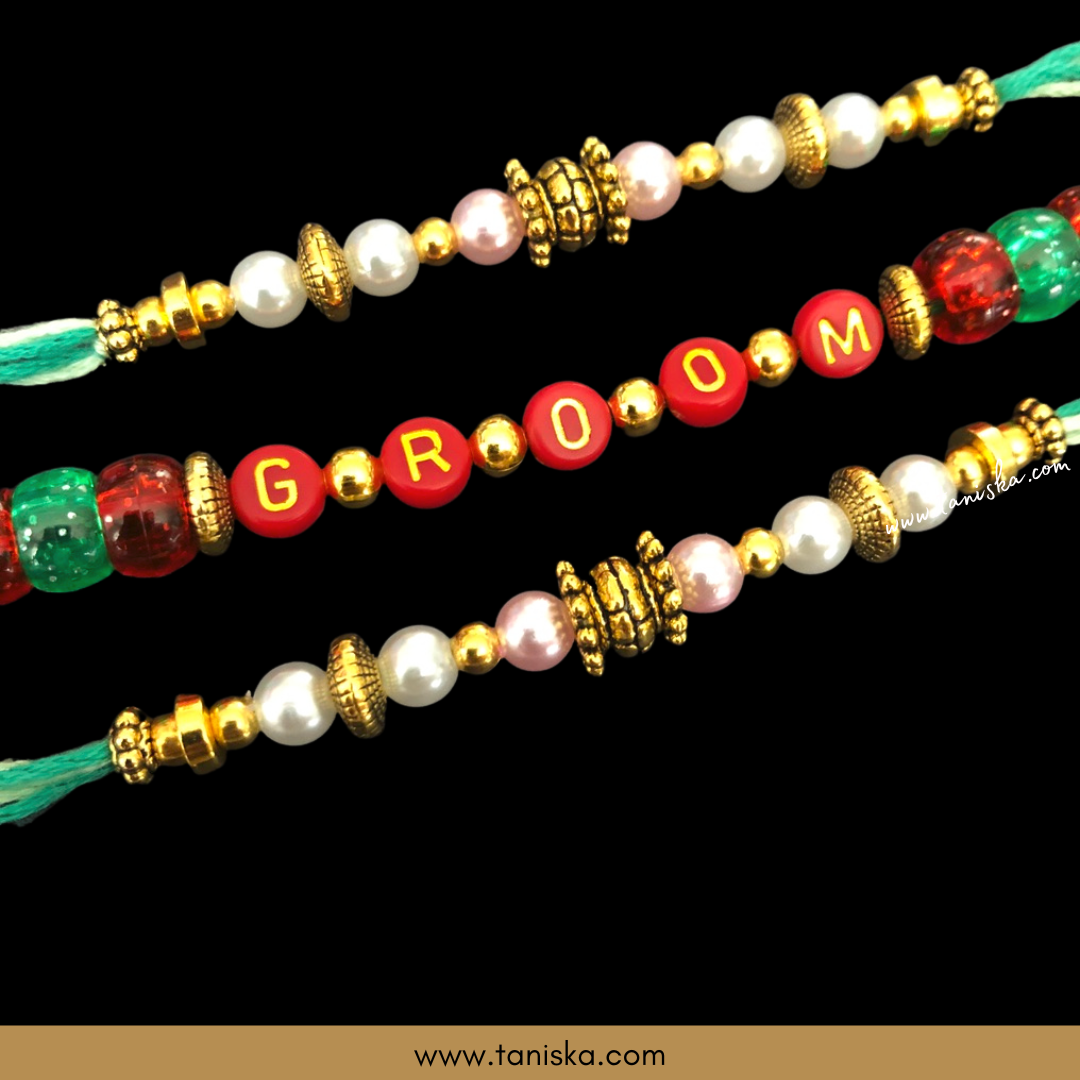 Mayian Ganey for Groom/Guests - Pink/Red/Green Combo