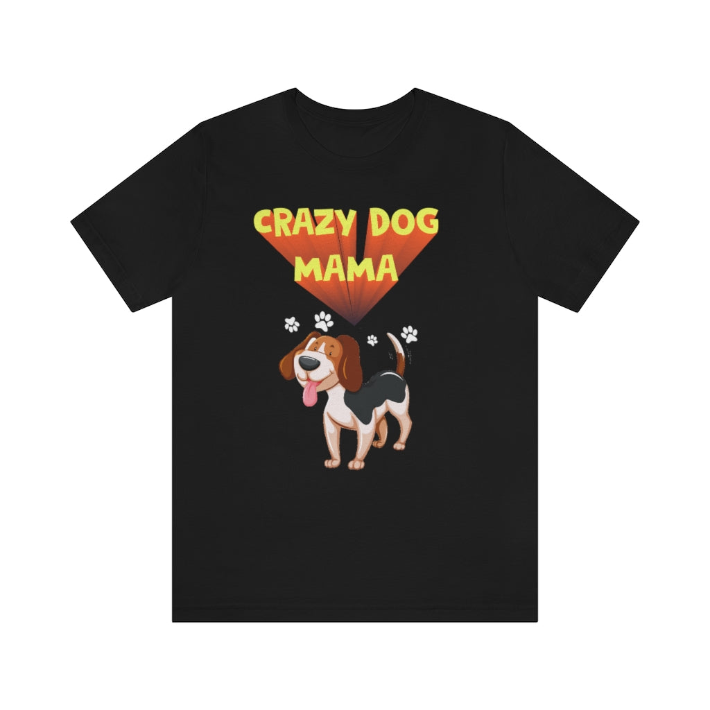 periodieke arm Vruchtbaar VOFF™ Crazy Dog Mama Premium Unisex T-shirt – PAWS ON COTTON