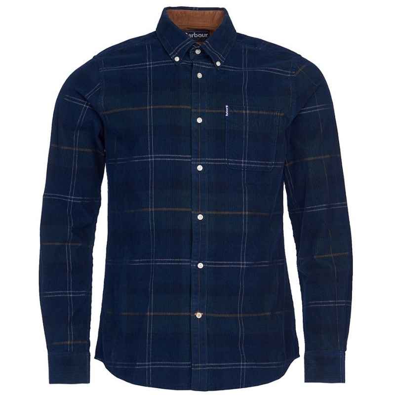 barbour micro cord shirt