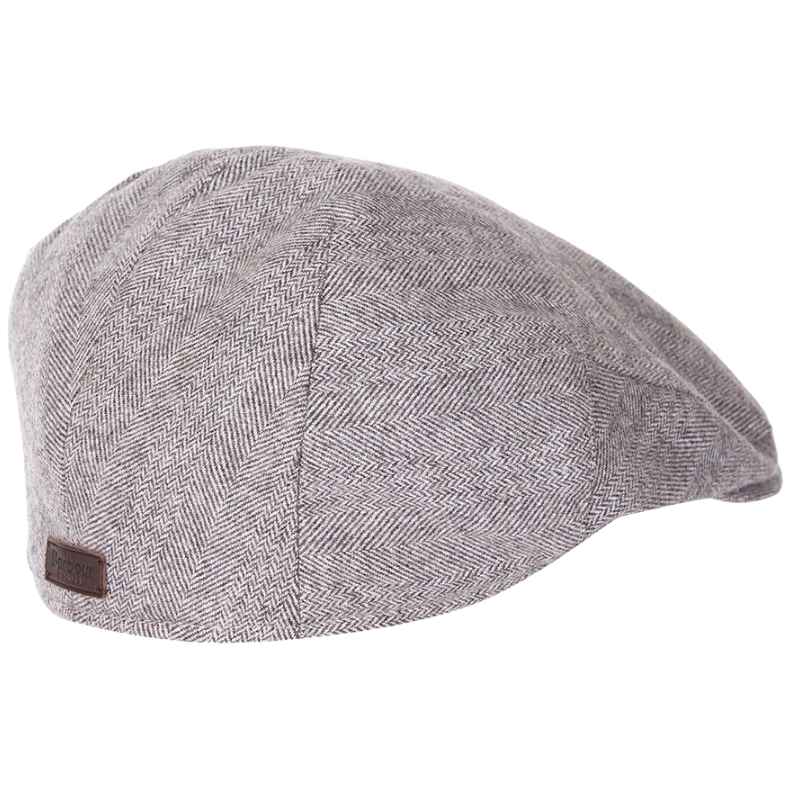 barbour flat cap grey