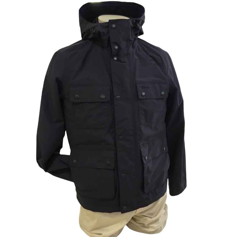 barbour hallow jacket navy