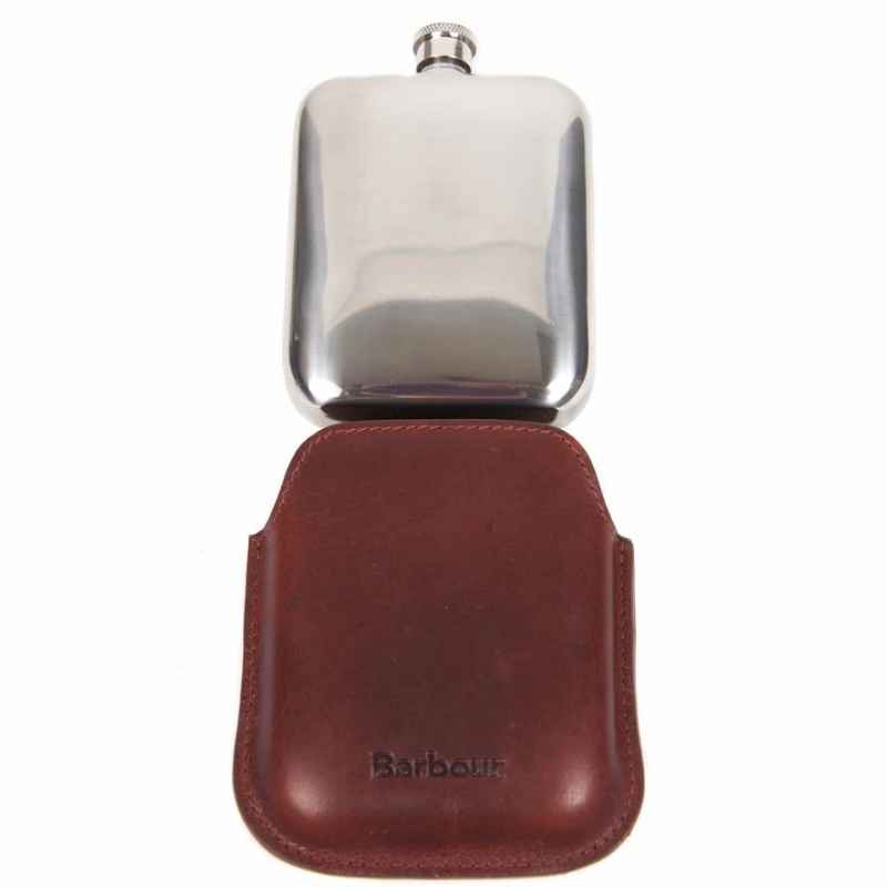 barbour hip flask sale