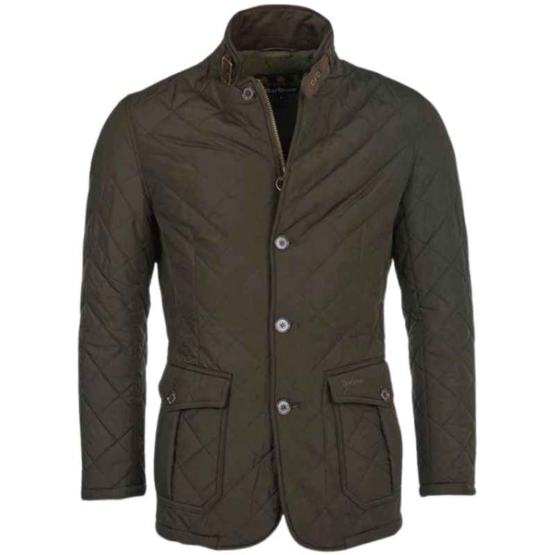 men's barbour quilted lutz jacket