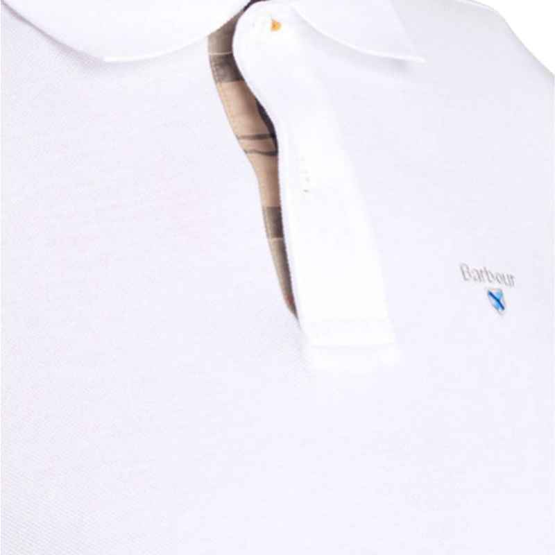 white barbour polo shirt