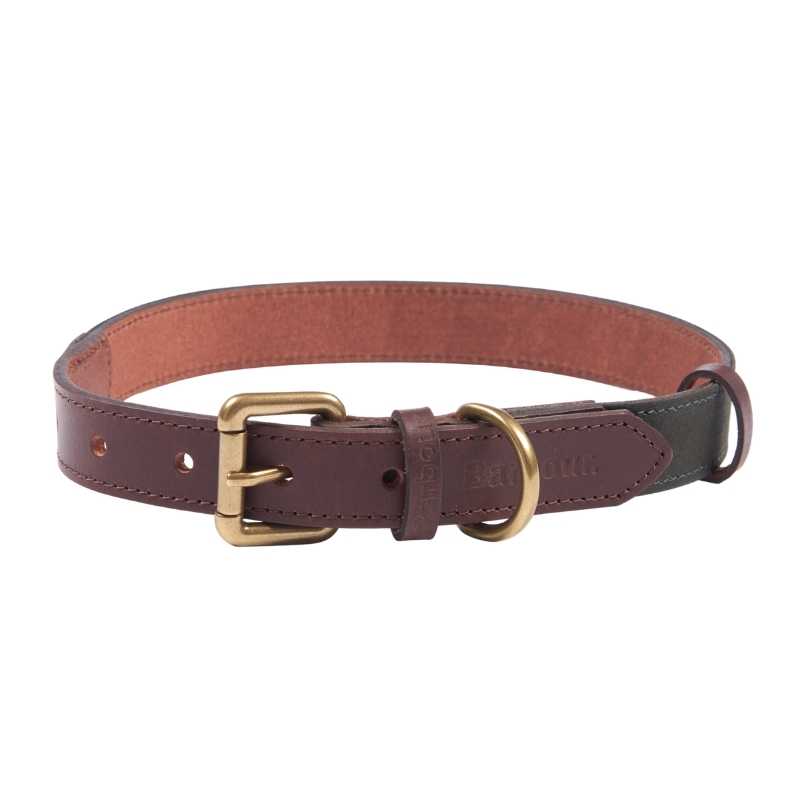barbour leather collar