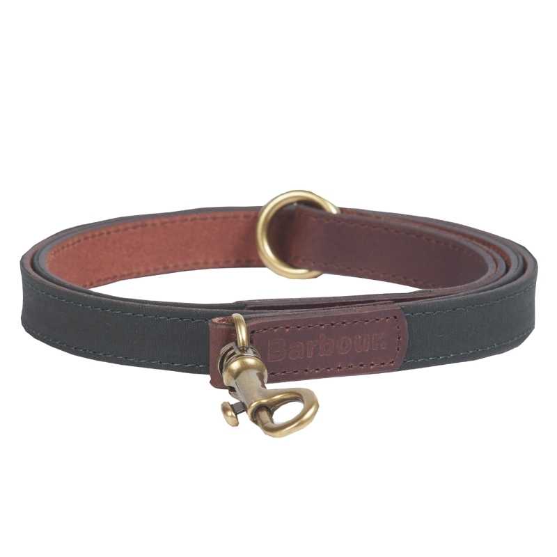 barbour wax leather dog collar