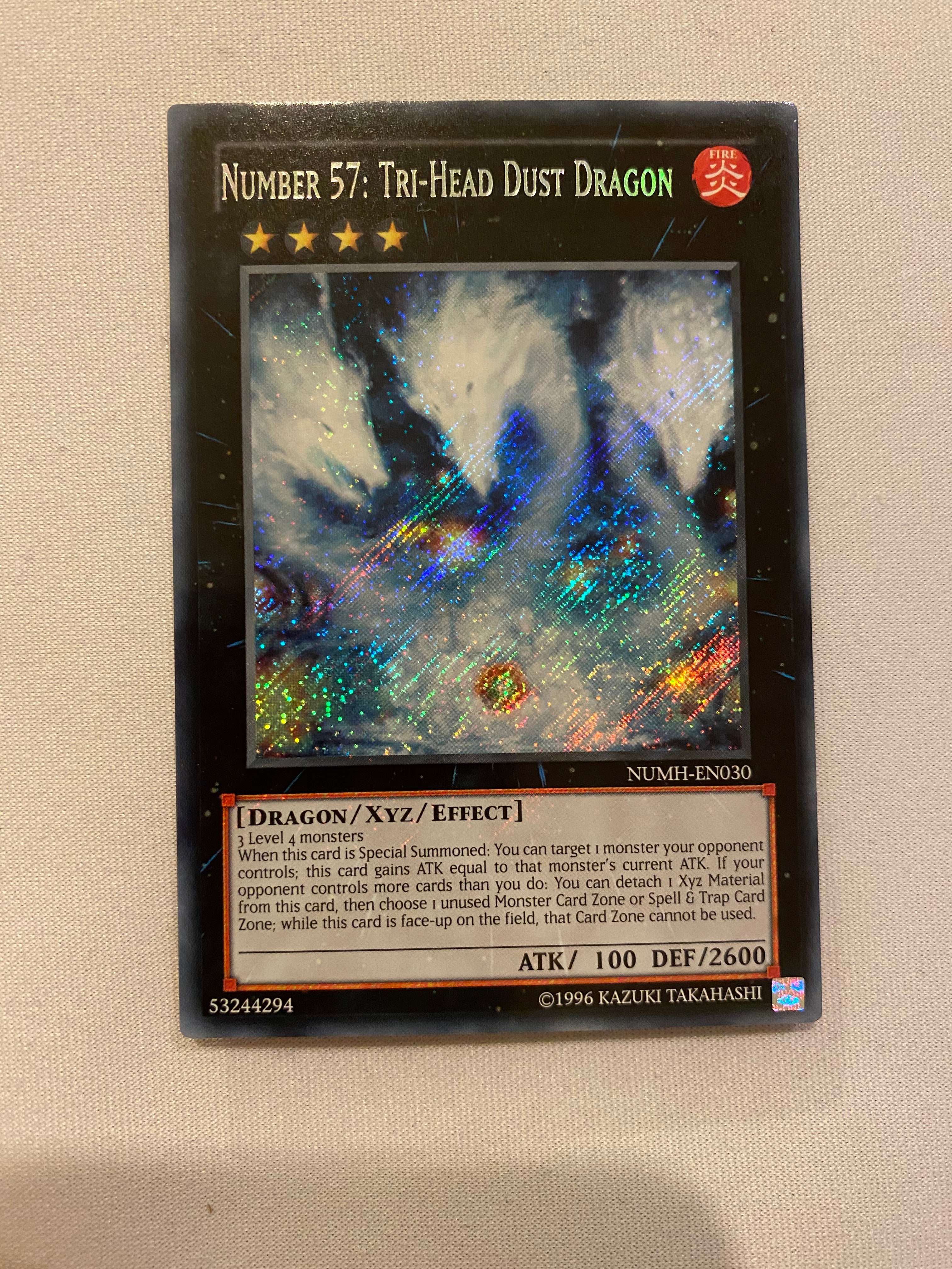 number 57 tri head dust dragon