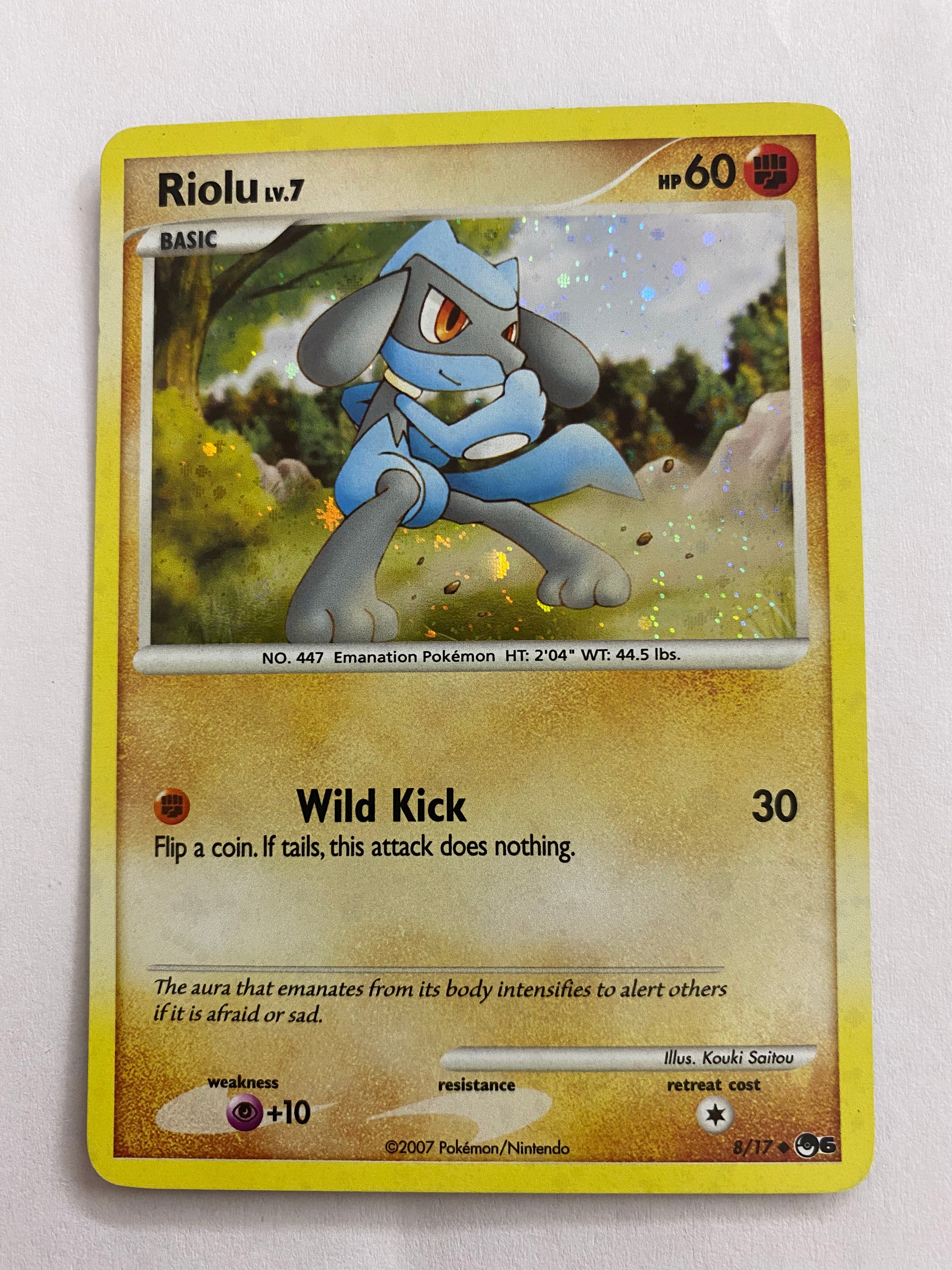 pokemon riolu card