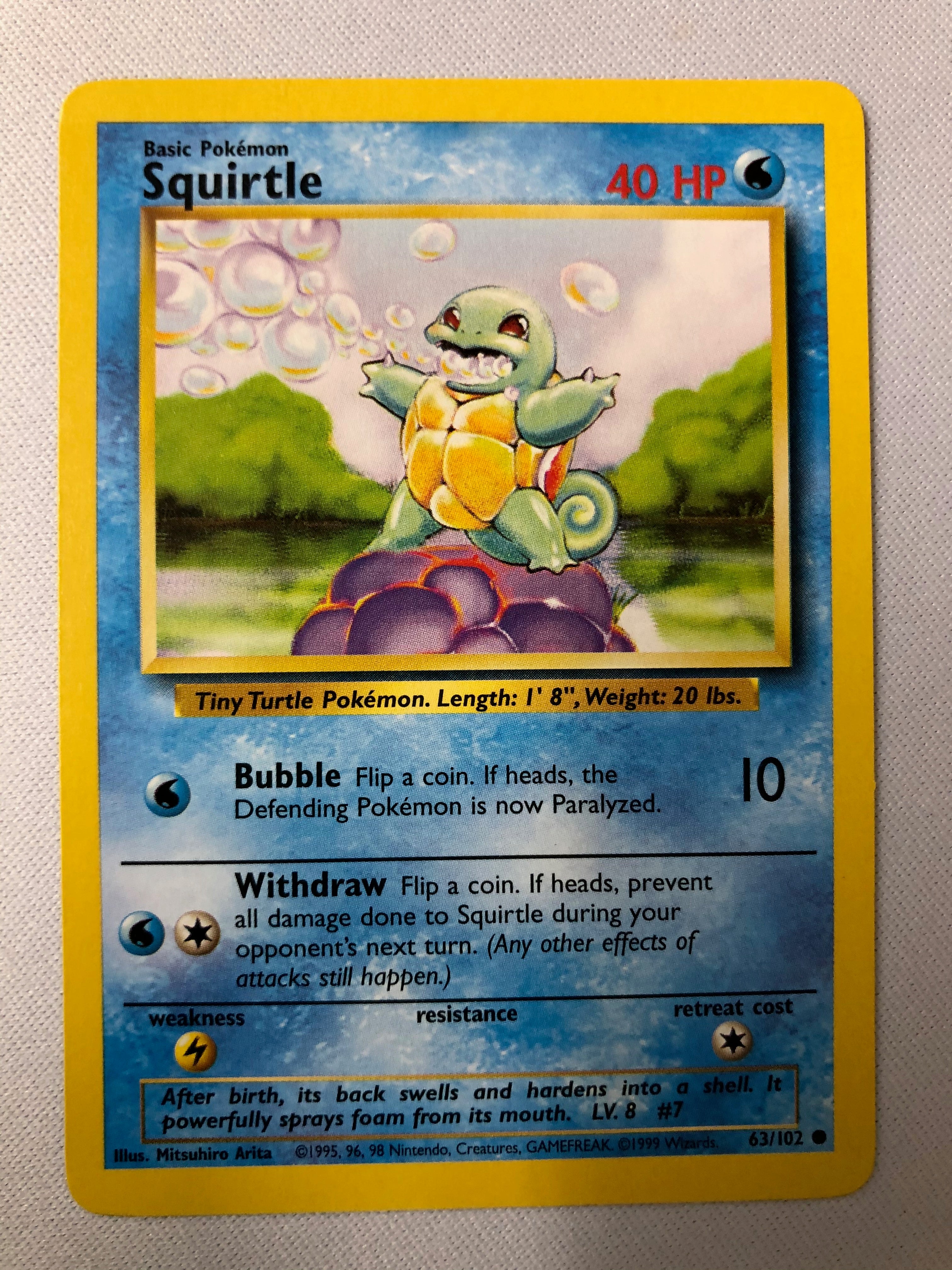 squirtle pokemon card