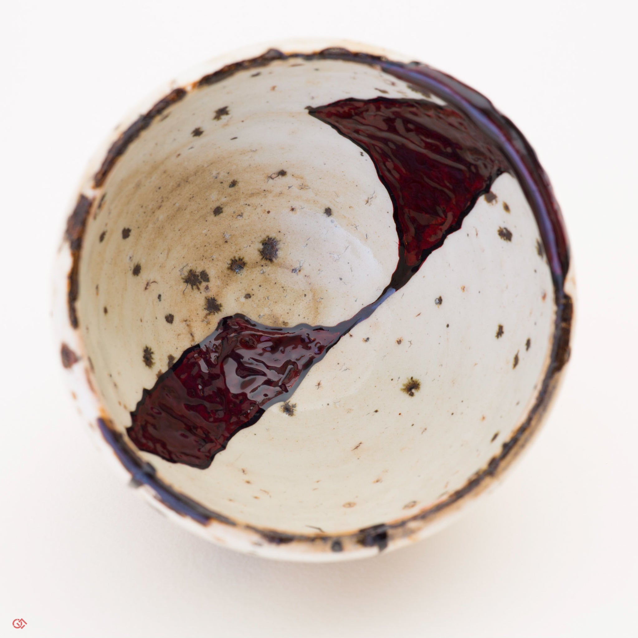 Unique Kintsugi Cafe Cup, Shigaraki, Lava & Nature 1