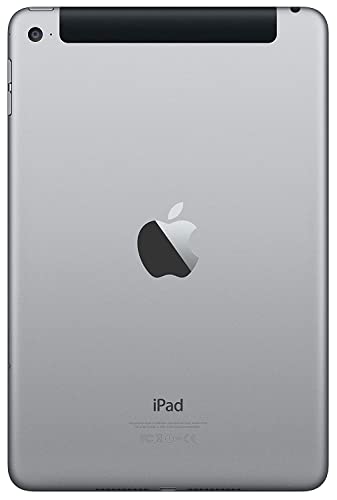 Apple iPad Mini 4, 128GB, Space Gray - WiFi + Cellular (Renewed