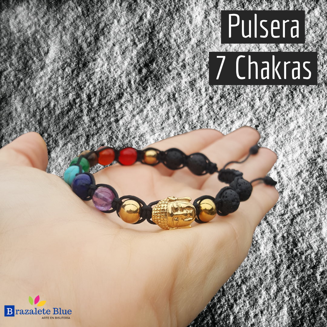 Pulsera 7 chakras con Buda