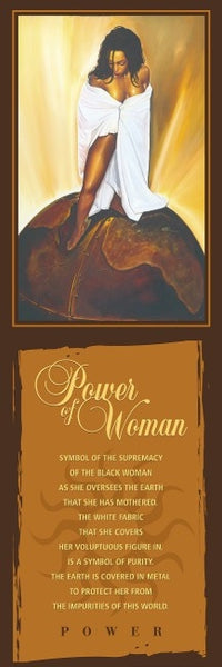 Power of Woman - statement - 36x12 print - WAK – It&#039;s A Black Thang.com