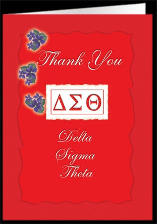 sigma theta delta sorority gifts thank cards