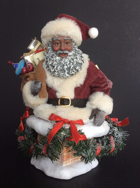 Hurry Down the Chimney - African American Santa Claus – It's A Black