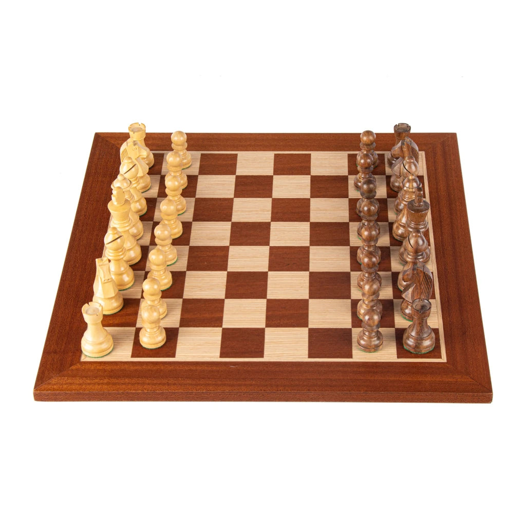 40 x 40 cm Chess Set Wooden Chessboard & Chess Pieces Staunton 4 