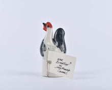 将图像加载到图库查看器中, 哈利画廊 商店 Online //简·麦迪森(Jane Maddison)手工陶瓷吸酒器——鸡的设计

