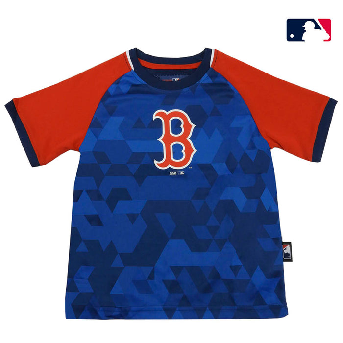 T-Shirt Boston Red Sox Para Niño