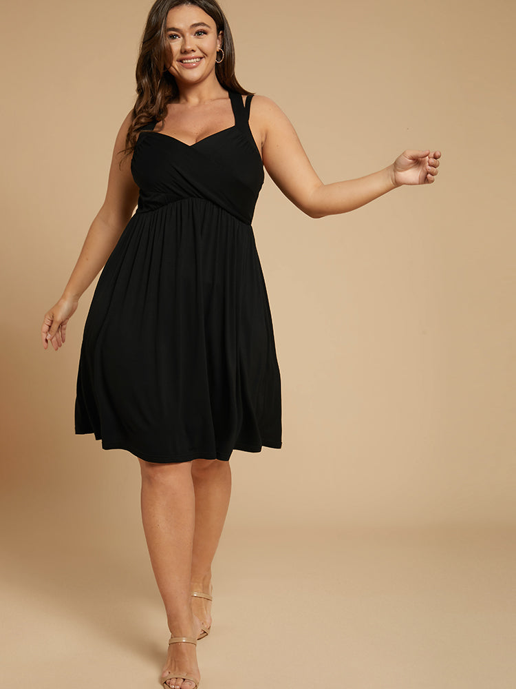 Plus Size Women Dailywear Plain Plain Sleeveless V Neck Basic Dresses BloomChic, Black
Plus Size Women Dailywear Plain Plain Sleeveless V Neck Basic Dresses BloomChic, Black