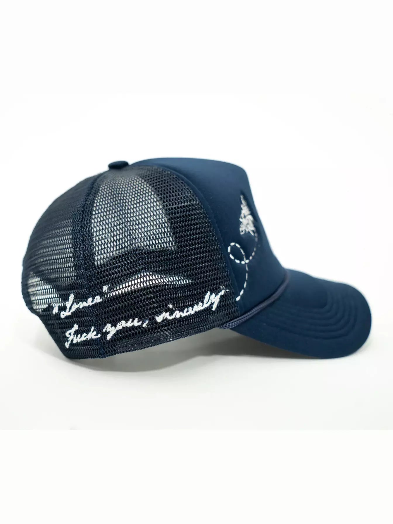 RETROVERT - NY NAVY TRUCKER HAT AGENT009 X RETROVERT