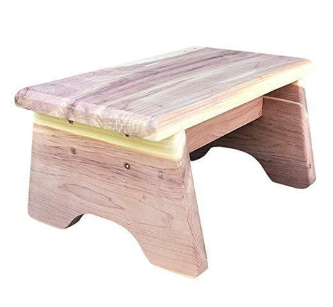 vundahboah amish goods cedar wood step stool 