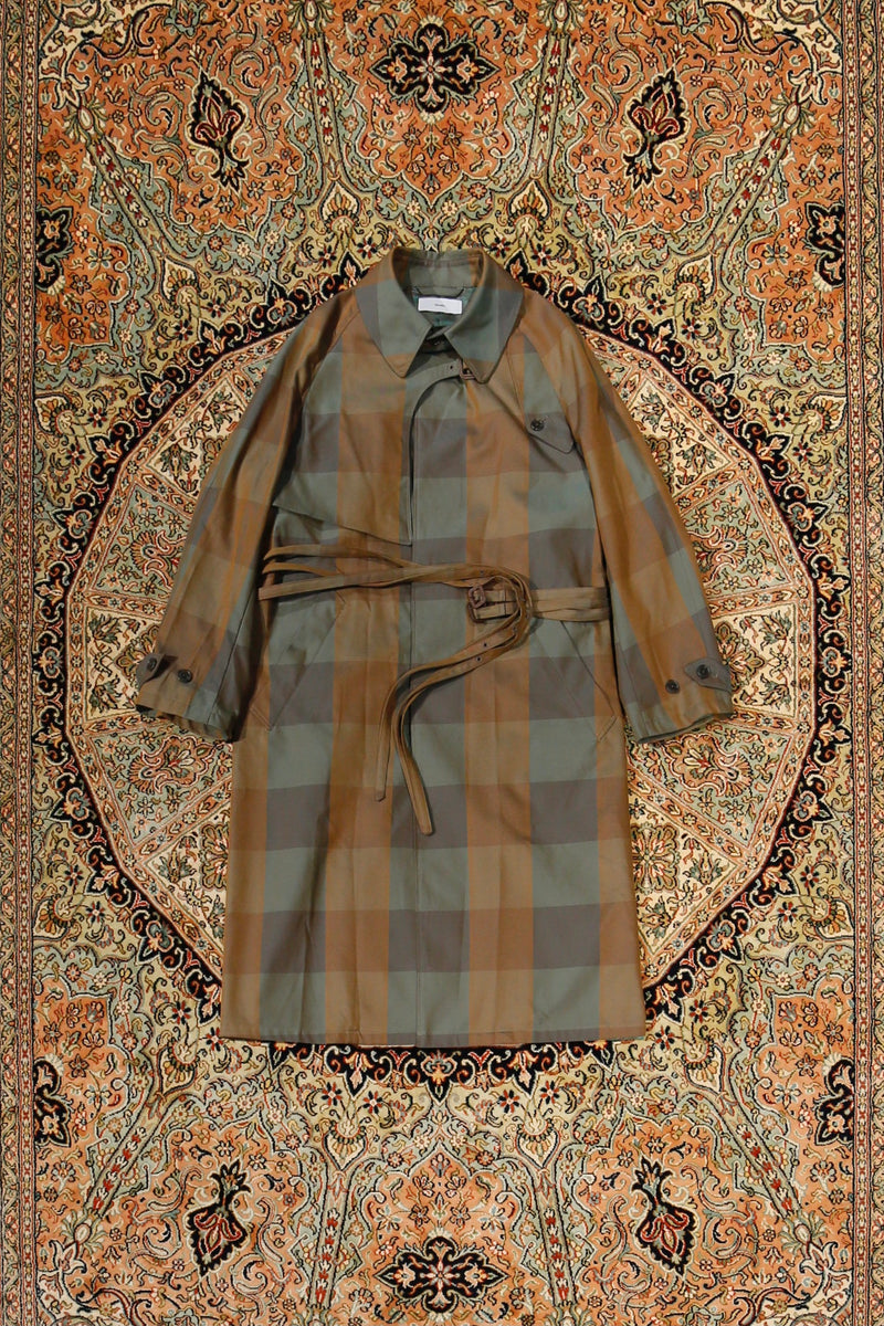 SUGARHILL（シュガーヒル）のPLAID BALMACAAN COAT (KHAKI