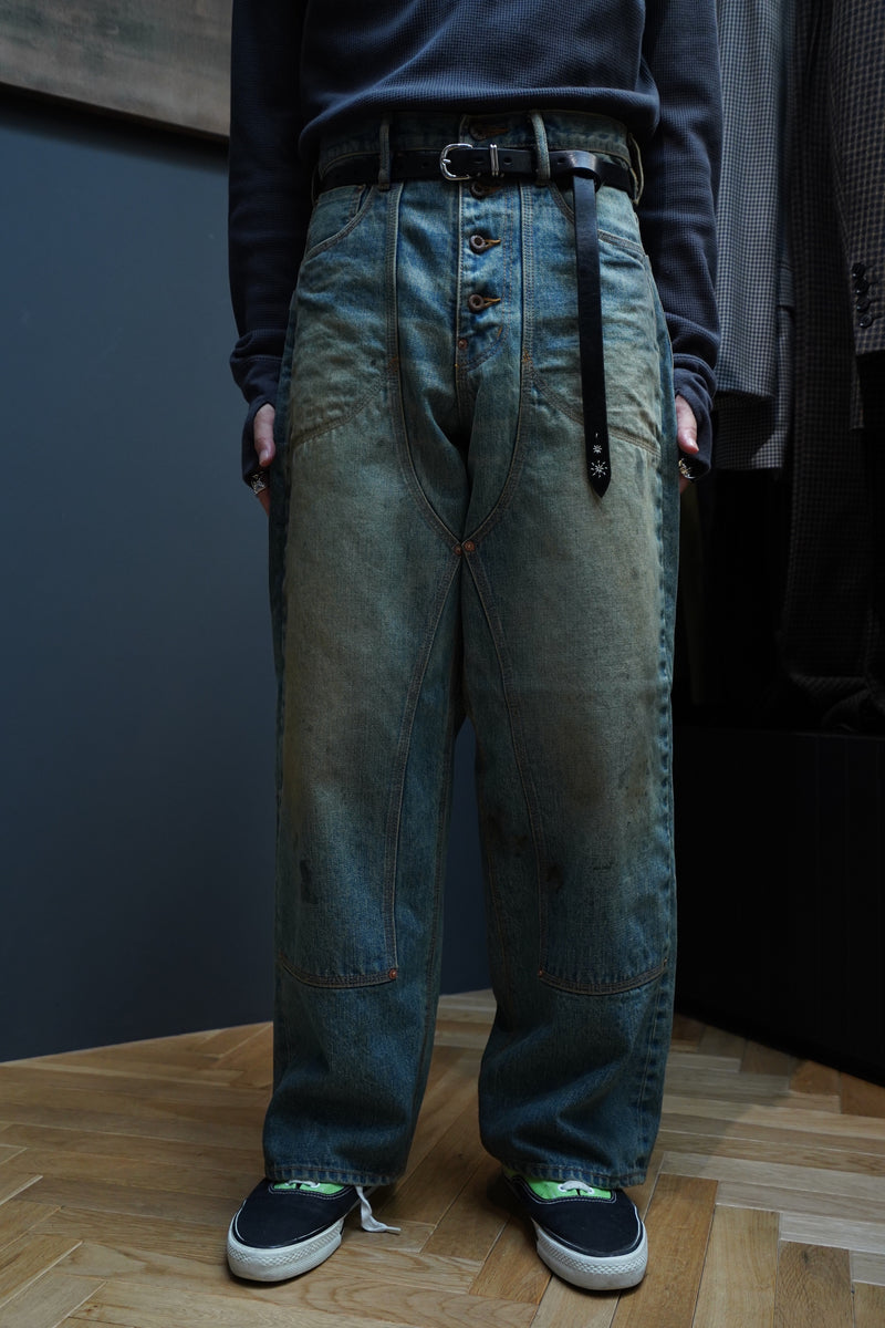 国内正規□ sugarhill OILED FADE DENIM PANTS 28 | www.tegdarco.com