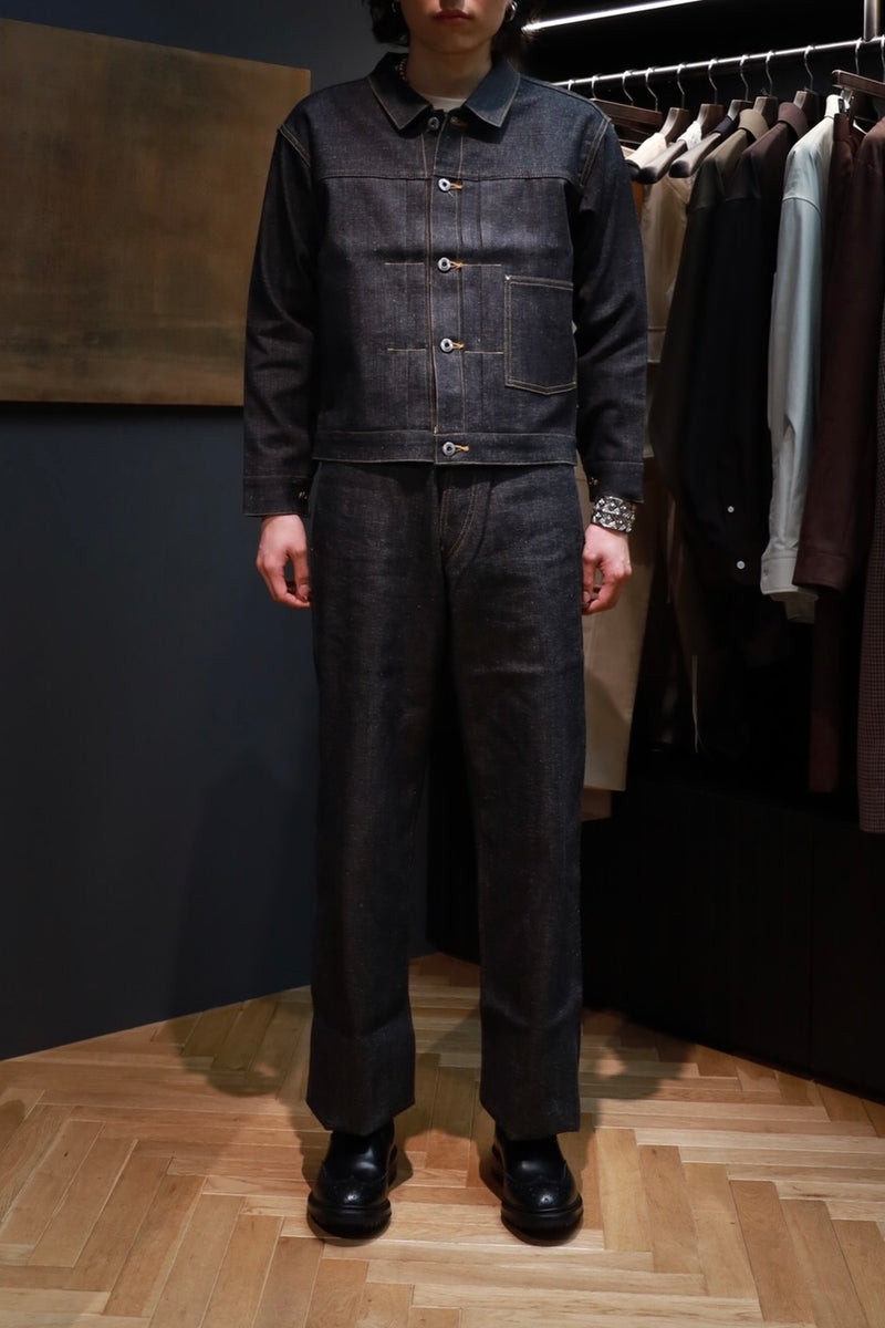 DENIM JACKET C.1920'S(RAW INDIGO)