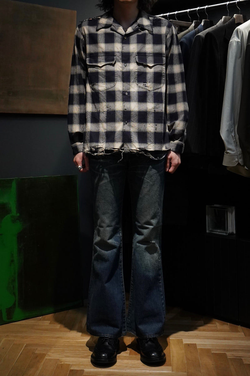 SUGARHILL(シュガーヒル)のMUSTY FADED BELL BOTTOM DENIM PANTS(FADED