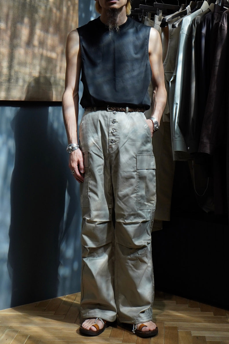 sugarhill HERRINGBONE WIDE TROUSERS | gulatilaw.com