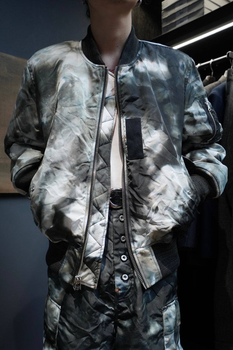 SUGARHILL POUR CAMO MA-1 JACKET | legaleagle.co.nz