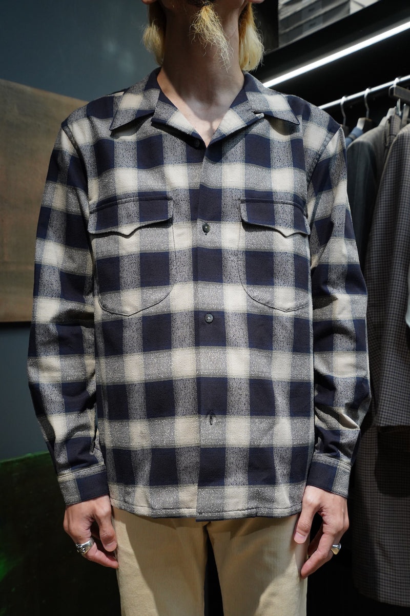 SUGARHILL OMBRE OPEN-COLLER SHIRT 【史上最も激安】 sandorobotics.com